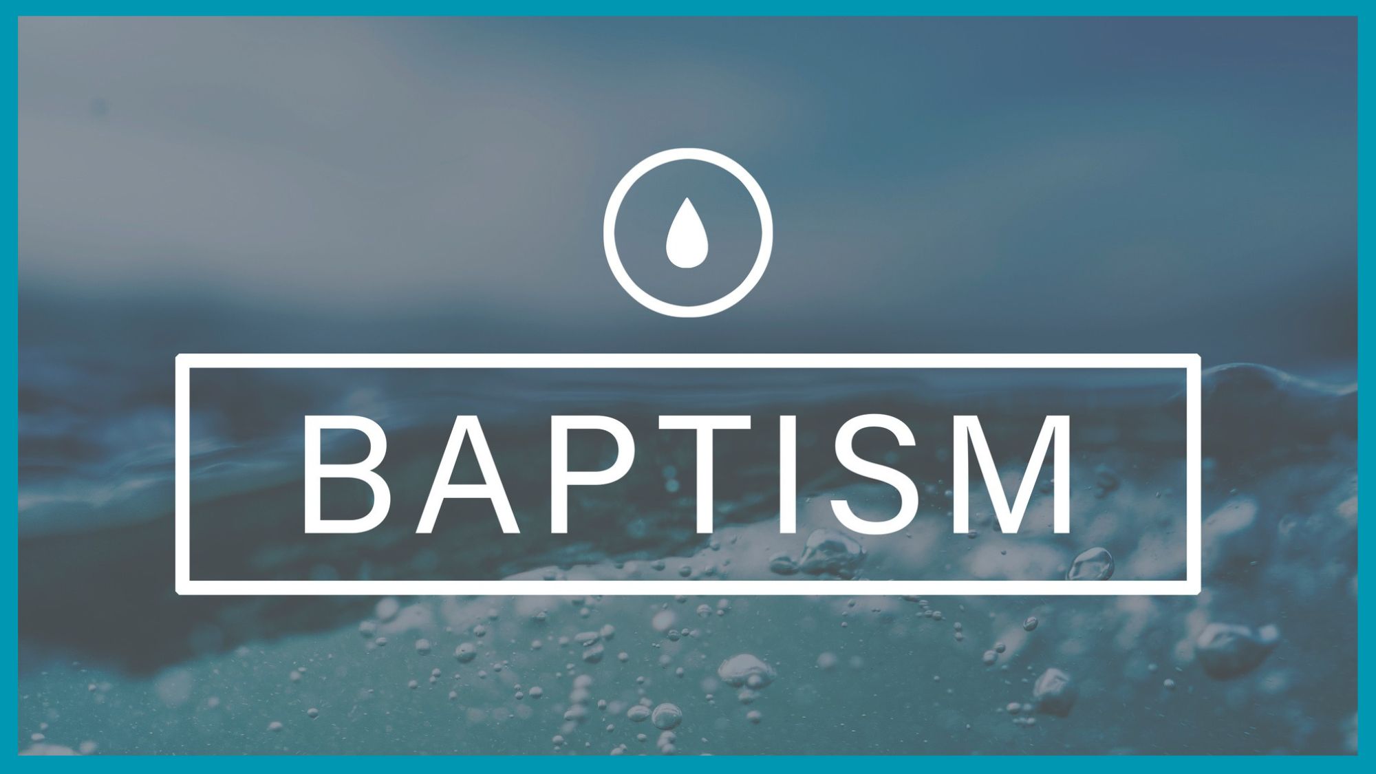 "Baptism" How does one become a Christian?
