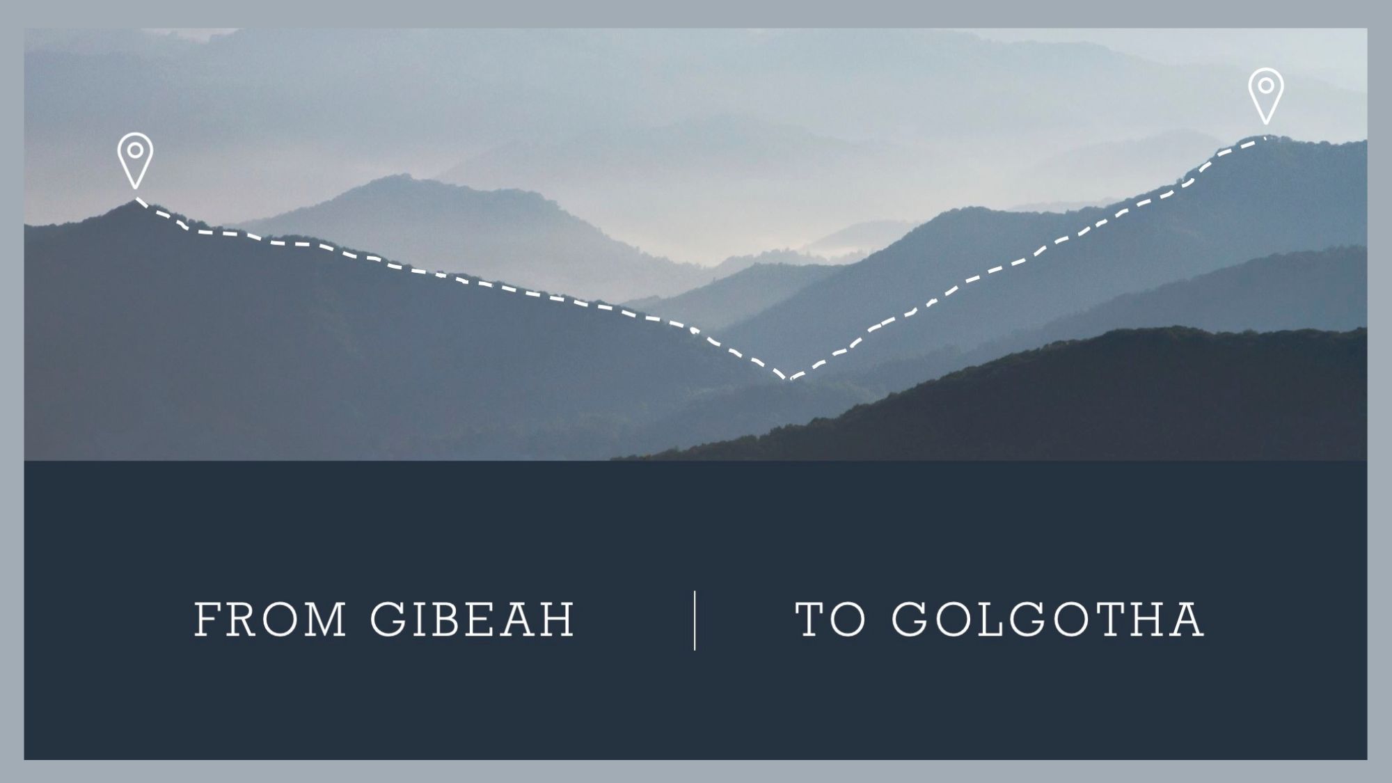 From Gibeah to Golgotha